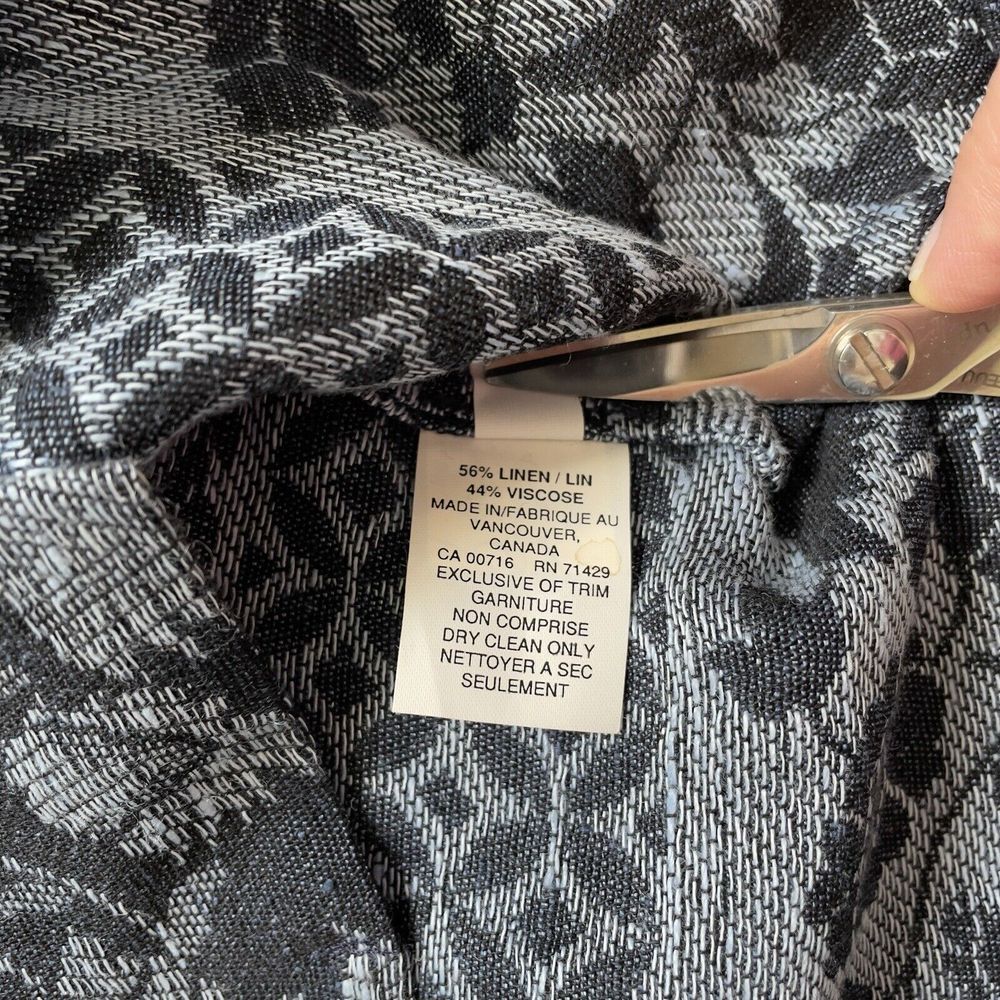 Jax Canada Vintage Womens Vest Blue Floral Size 10 NWT - Picture 9 of 9